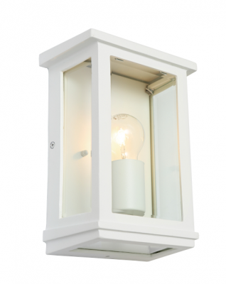 MADRID 1LT EXT SMALL WHITE WALL LIGHT IP44